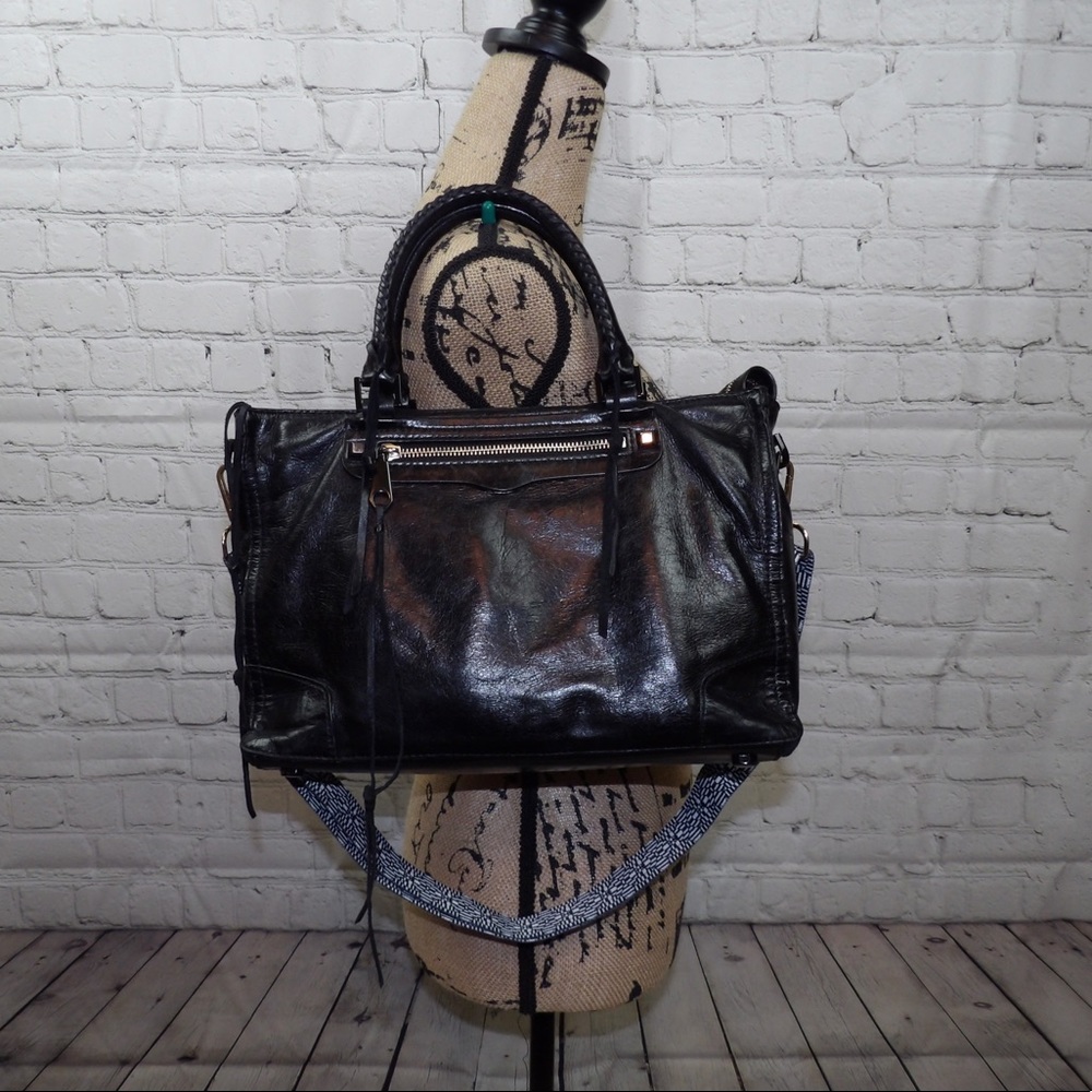 Rebecca Minkoff glazed leather Moto